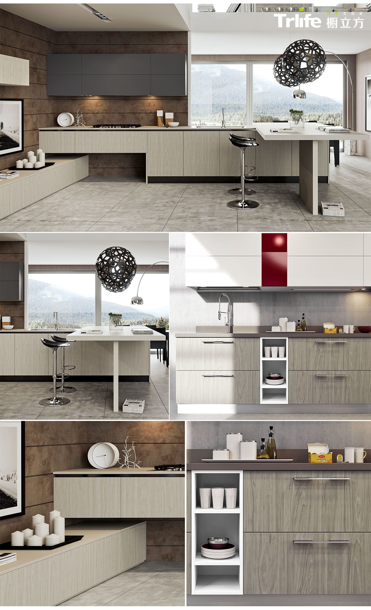 Laminate/HPL kitchen cabinet - T-K26